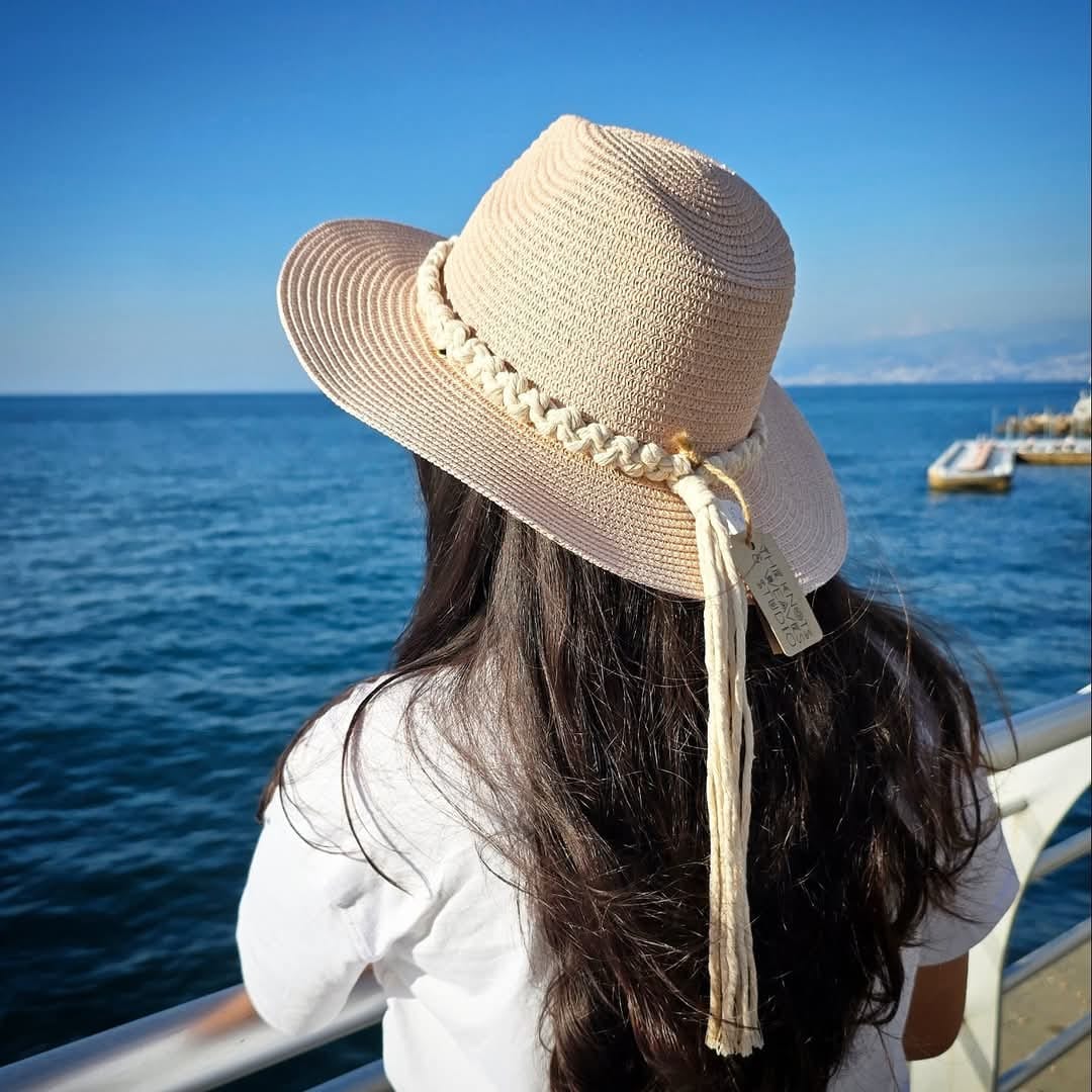 Fedora Straw Sun Hat