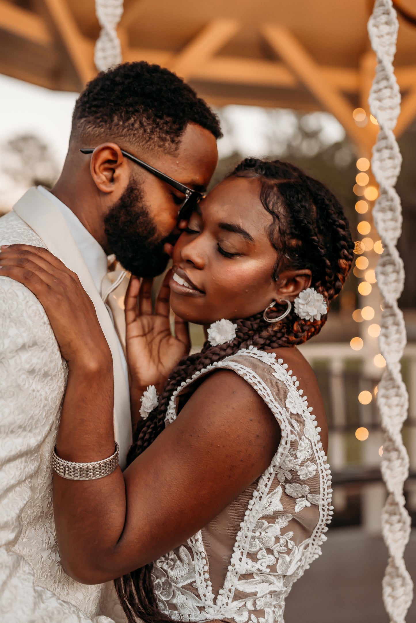 Boho Bliss Macrame Wedding Swing
