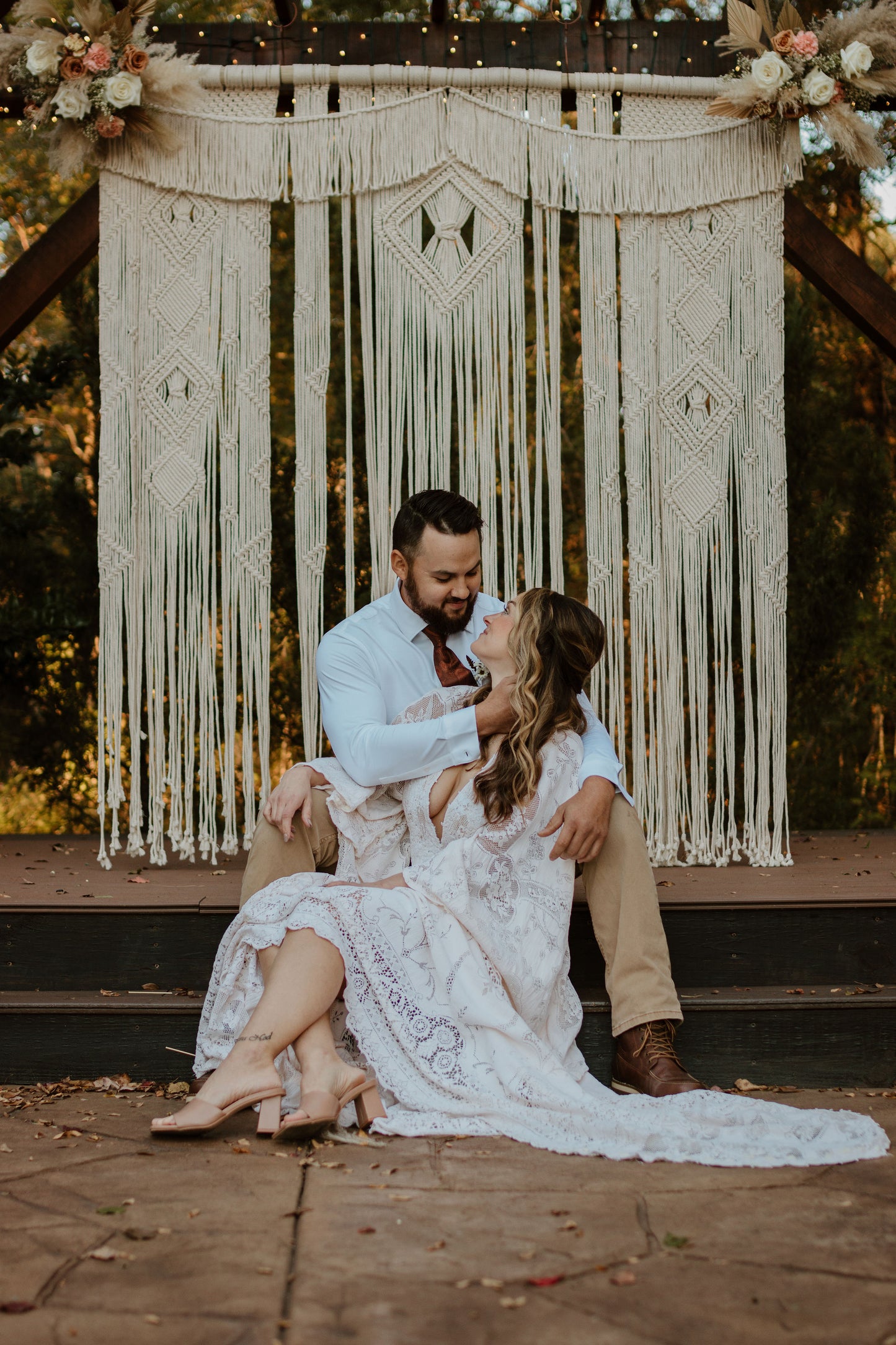 Boho Macrame Wedding Backdrop