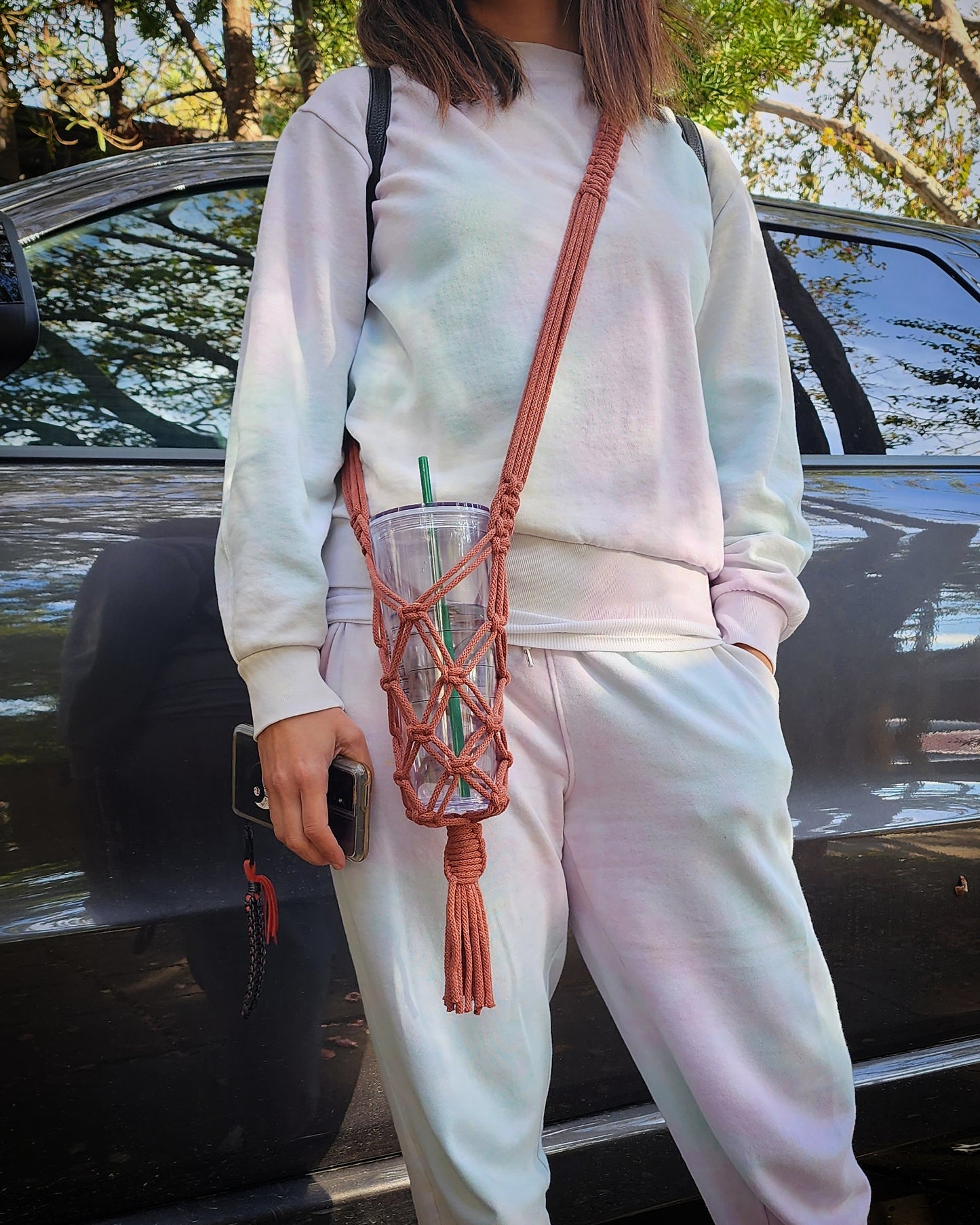Water Bottle Carrier Cross Body