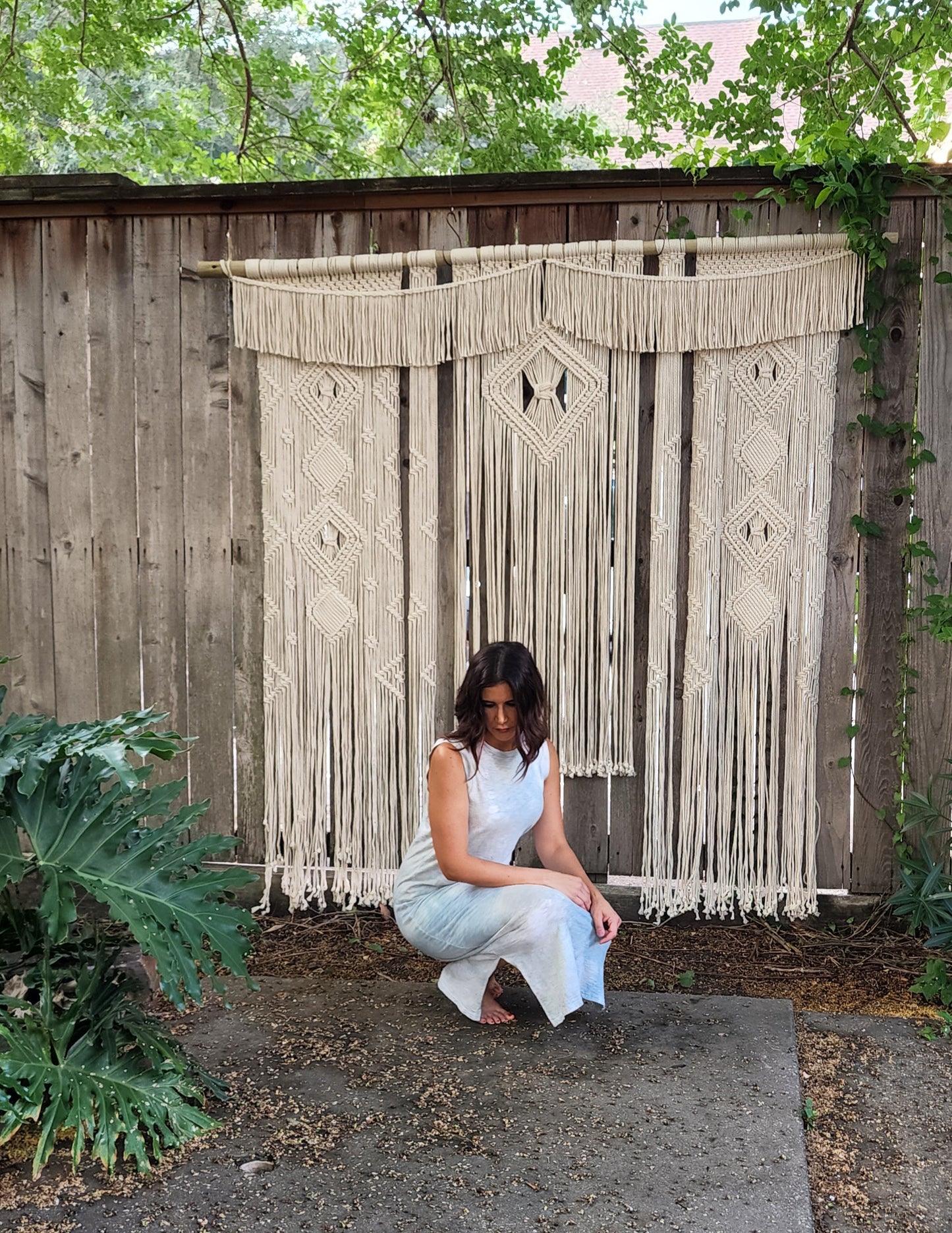 Boho Macrame Wedding Backdrop