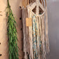 Multi Fabric Peace Sign Wall Hanging