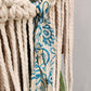 Multi Fabric Peace Sign Wall Hanging