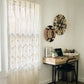 Handmade Off-White Cotton Macrame Window Panel  Window Curtain 