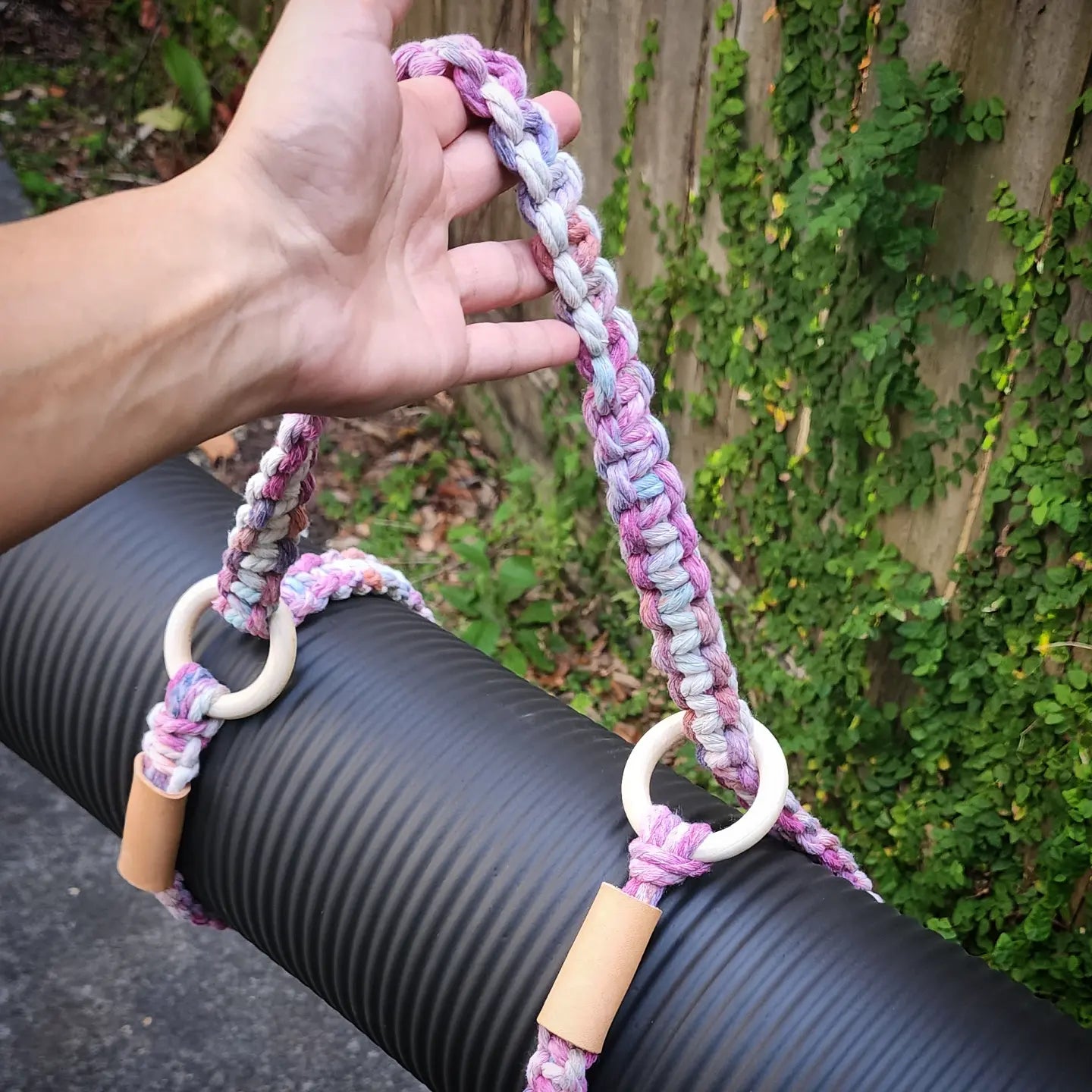 Yoga mat straps