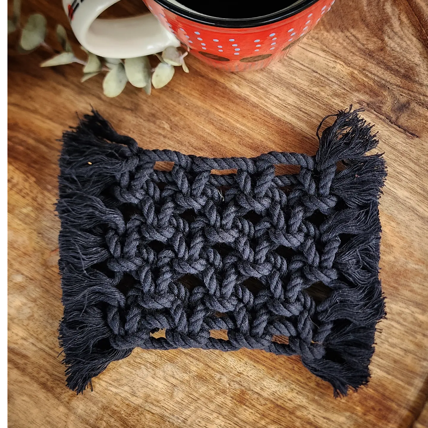Handcrafted coasters. handmade macrame coasters. Cotton coasters . Eco-friendly coasters . Stylish coasters for your modern home 